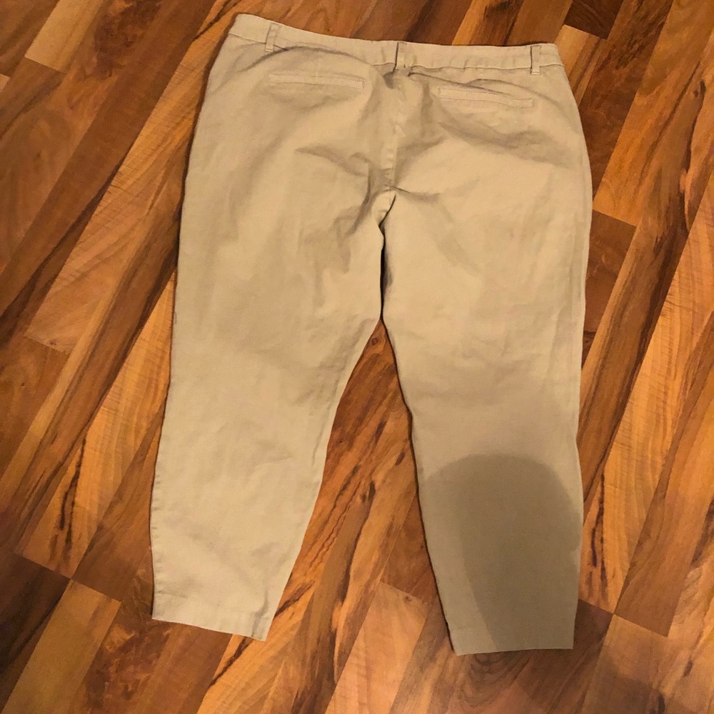 Khaki casual pants